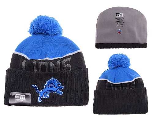 NFL Detroit Lions Logo Stitched Knit Beanies 019